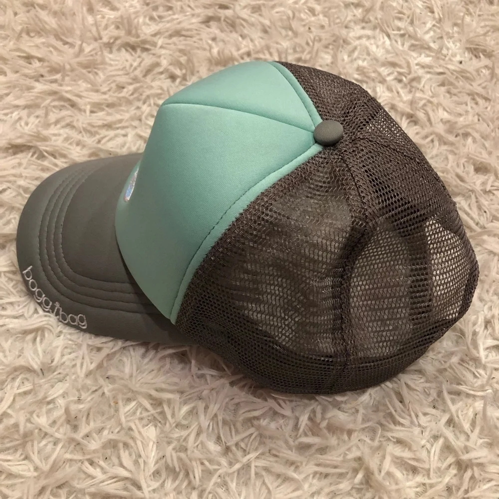 Mint & Gray Trucker Hat